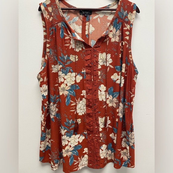 Lily Morgan Tops - *4 for $20* Lily Morgan Floral Sleveless Blouse